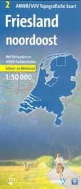 Fietskaart - Wandelkaart 02 Friesland Noordoost (Topografisch) | ANWB