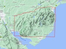 Wandelkaart Mourne Mountains | Harvey Maps