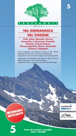Wandelkaart 05 Val Germanasca - Val Chisone | Fraternali Editore