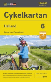 Fietskaart 06 Cykelkartan Halland | Norstedts