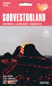 Wegenkaart - landkaart 2 Ijsland Zuid-West | Ferdakort