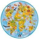 Kinderpuzzel Ronde puzzel van de Wereld XXL | Goki