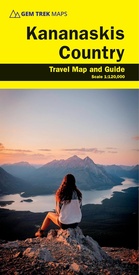 Wegenkaart - landkaart Kananaskis Country | Gem Trek Maps