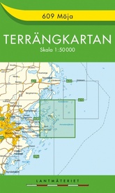 Wandelkaart - Topografische kaart 609 Terrängkartan Möja | Lantmäteriet