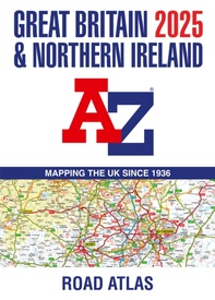 Wegenatlas Great Britain and Northern Ireland Road Atlas 2025 | A3-Formaat | A-Z Map Company