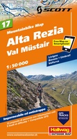 Alta Rezia / Val Müstair MTB kaart