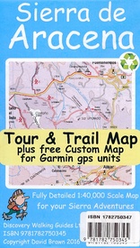 Wandelkaart Tour & Trail Sierra de Aracena  | Discovery Walking Guides