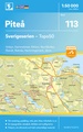 Wandelkaart - Topografische kaart 113 Sverigeserien Piteå | Norstedts