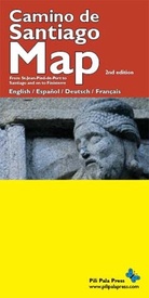 Wandelkaart Camino de Santiago Map | Pili Pala press