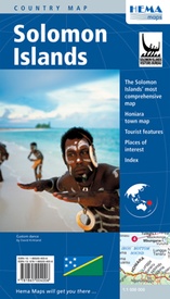 Wegenkaart - landkaart Solomon Islands - Solomon eilanden | Hema Maps