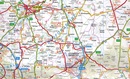 Wegenkaart - landkaart 50 Miles Around London Road Map | A-Z Map Company
