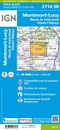 Wandelkaart - Topografische kaart 2714SB Montmort-Lucy | IGN - Institut Géographique National