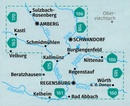 Wandelkaart 176 Regensburg - Amberg - Schwandorf | Kompass
