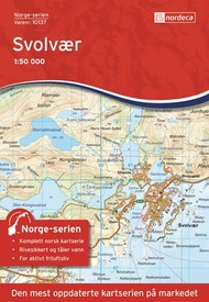 Wandelkaart - Topografische kaart 10137 Norge Serien Svolvær - Svolvaer | Nordeca