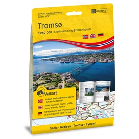 Wegenkaart - landkaart 6021 Tromsø 1:250,000 w/booklet Experience Guide road | Nordic Maps