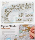 Scratch Map Alpine Climbs - Beklimmingen in de Alpen Collect & Scratch | Maps International