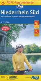 Fietskaart ADFC Regionalkarte Niederrhein Sud | BVA BikeMedia