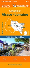 Wegenkaart - landkaart 516 Elzas - Lotharingen, Alsace / Lorraine  Grand Est 2025 | Michelin