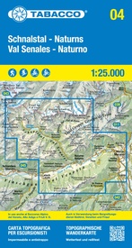Wandelkaart 04 Val Senales Naturno / Schnalstal / Naturns | Tabacco Editrice