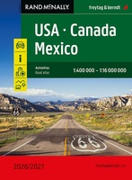 USA Canada Mexico 2026 -2027 | Ringband | A4-Formaat | Rand McNally