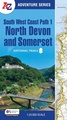 Wandelatlas 1 Adventure Atlas South West Coast Path North Devon & Somerset | A-Z Map Company