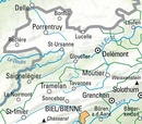 Wandelkaart 03 Jura - Freiberge - Ajoie, Zwitserse Jura | Kümmerly & Frey