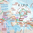 Wandelkaart Kilimanjaro en wegenkaart Noord Tanzania | ITMB