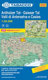  032 Valli di Anterselva / Casies | Tabacco Editrice1