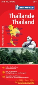 Wegenkaart - landkaart 751 Thailand | Michelin