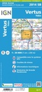 Wandelkaart - Topografische kaart 2814SB Thibie - Vertus | IGN - Institut Géographique National