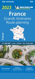 Wegenkaart - landkaart 726 Grands Itinéraires France - Frankrijk 2023 | Michelin