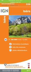 Wegenkaart - landkaart 721329 Isère | IGN - Institut Géographique National