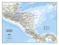 Centraal Amerika, 73 x 55 cm