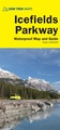 Wegenkaart - landkaart Waterproof Map and Guide Icefields Parkway | Gem Trek Maps