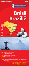 Wegenkaart - landkaart 764 Bresil - Brazilië | Michelin