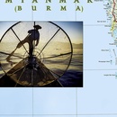 Wegenkaart - landkaart Adventure Map Myanmar - Birma | National Geographic
