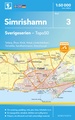 Wandelkaart - Topografische kaart 03 Sverigeserien Simrishamn | Norstedts