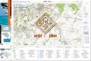 Wandelkaart - Topografische kaart 45/7-8 Topo25 Bergen | NGI - Nationaal Geografisch Instituut