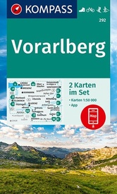 Wandelkaart 292 Vorarlberg | Kompass