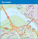 Fietskaart Cycle Map The Devon Coast to Coast | Sustrans