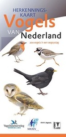 Vogelgids Herkenningskaart vogels van Nederland | KNNV Uitgeverij