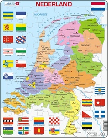 Legpuzzel Nederland staatkundig | Larsen