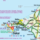 Wegenkaart - landkaart Gambia & Senegal | ITMB