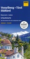 Wegenkaart - landkaart 06 UrlaubsKarte Tirol, Vorarlberg, Südtirol | ADAC