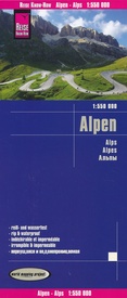 Wegenkaart - landkaart Alpen | Reise Know-How Verlag
