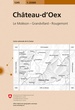 Wandelkaart - Topografische kaart 1245 Château-d'Oex | Swisstopo
