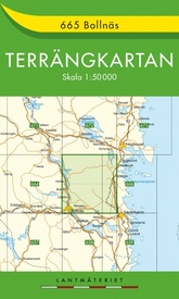 Wandelkaart - Topografische kaart 665 Terrängkartan Bollnäs | Lantmäteriet