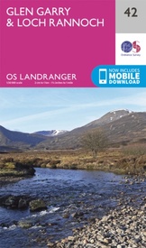 Wandelkaart - Topografische kaart 042 Landranger Glen Garry & Loch Rannoch | Ordnance Survey