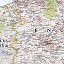 Wandkaart Engeland en Wales, 76 x 92 cm | National Geographic