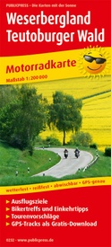 Wegenkaart - landkaart 232 Motorkarte Weserbergland - Teutoburger Wald | Publicpress